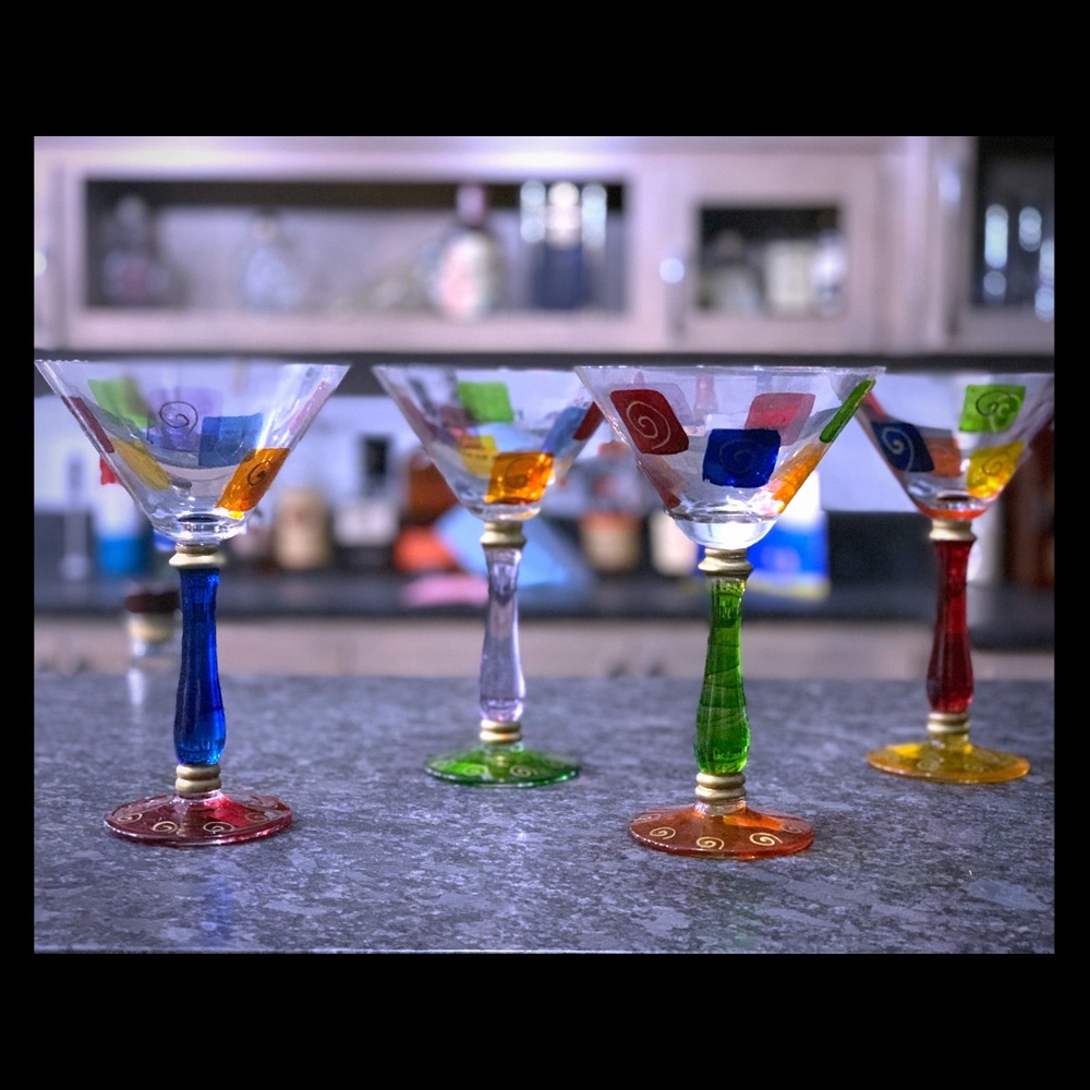 Martini glasses